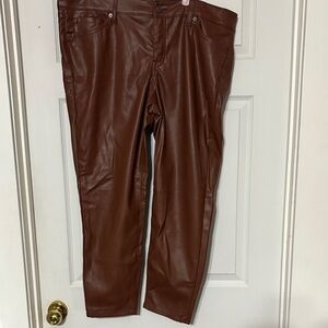 Torrid Brown Ankle Pants